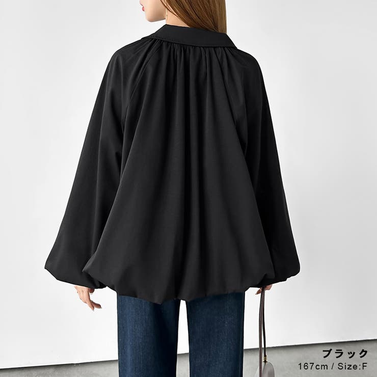 バルーンブルゾン ジップアップブルゾン アウター | COCOMOMO | 詳細画像28 