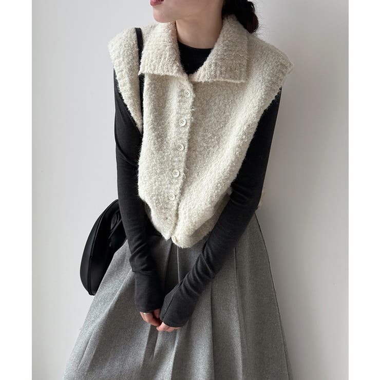 ブークレニットベスト ベスト ニットベスト | COCOMOMO | 詳細画像3 