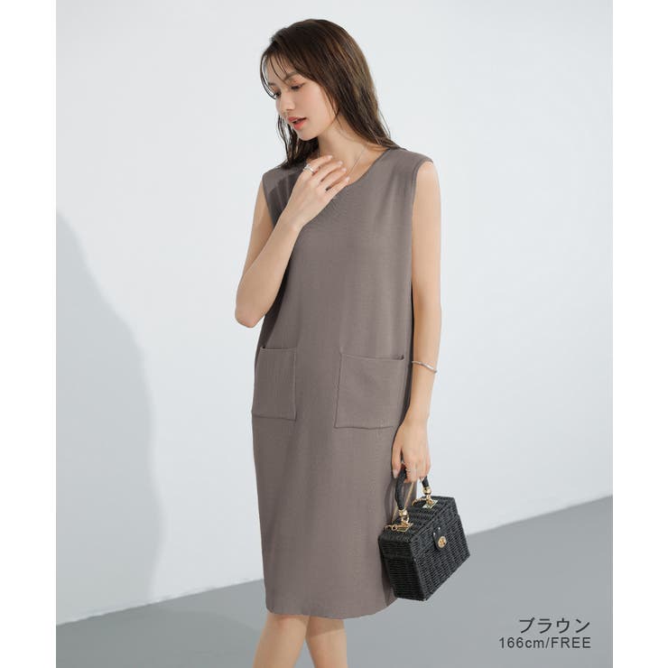 ワンピース ニットワンピース ノースリーブ | COCOMOMO | 詳細画像14 