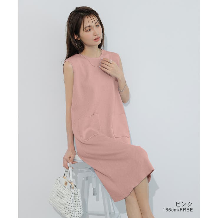 ワンピース ニットワンピース ノースリーブ | COCOMOMO | 詳細画像17 