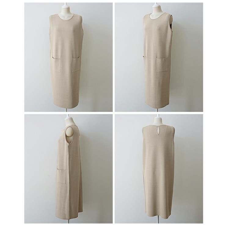 ワンピース ニットワンピース ノースリーブ | COCOMOMO | 詳細画像21 