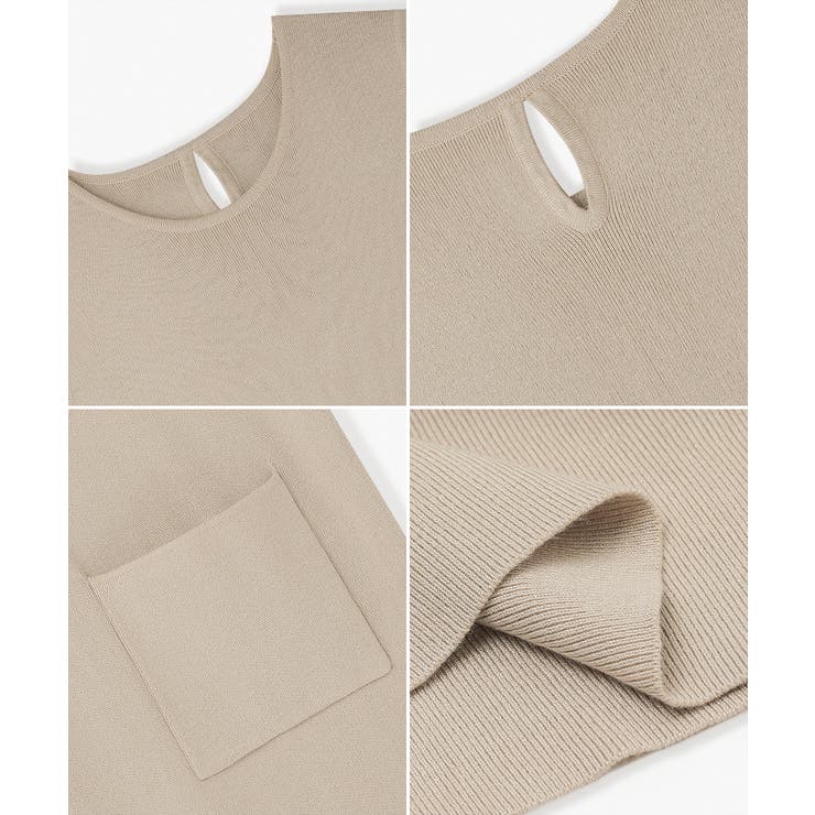 ワンピース ニットワンピース ノースリーブ | COCOMOMO | 詳細画像18 