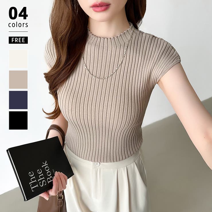 レディース エレガント リブニット | COCOMOMO | 詳細画像1 