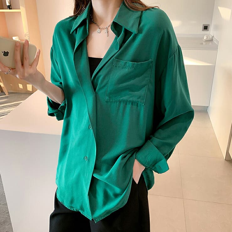 Loro Piana ミントグリーン コットン　Sサイズ 長袖シャツ　レディース Loro Piana ミントグリーン コットン Sサイズ 長袖シャツ レディース