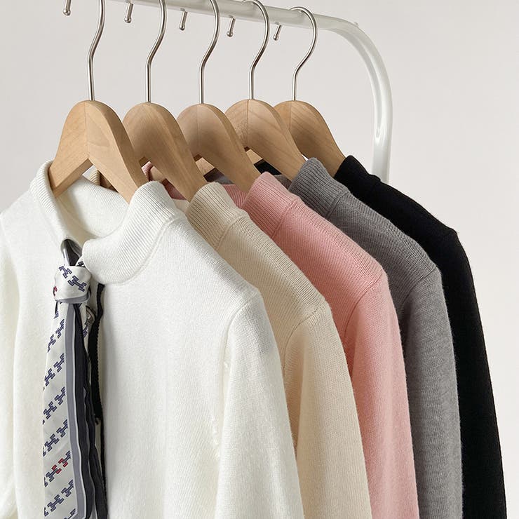 ニットブラウス スカーフタイ オフィスカジュアル | COCOMOMO | 詳細画像8 