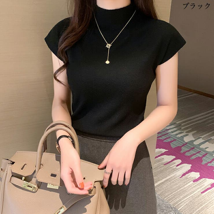 サマーニット 半袖 レディース | COCOMOMO | 詳細画像8 