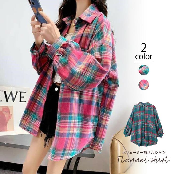 KOOKYZOO チェック柄ネルシャツ サイズ42 KOOKY ZOO 