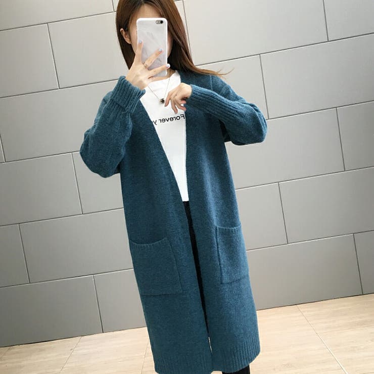 レディース トップス ロングカーディガン[品番：COCW0003484