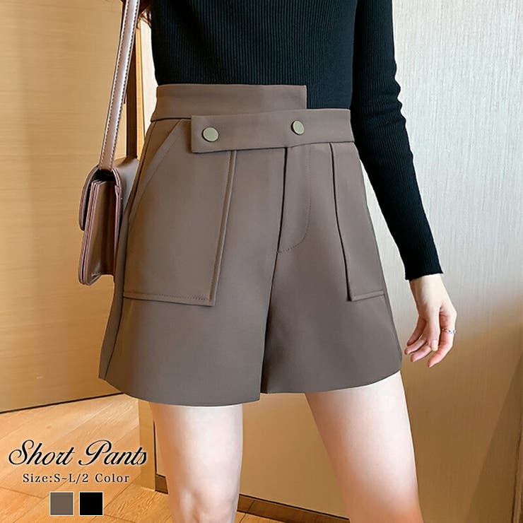 無地ショートパンツ カジュアルポケットつき かわいい 品番 Cocw Cocomomo ココモモ のレディースファッション通販 Shoplist ショップリスト