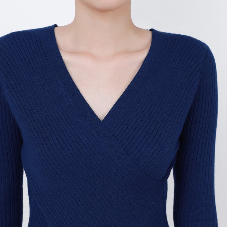 カシュクールニット クロスニット Vネック | COCOMOMO | 詳細画像14 