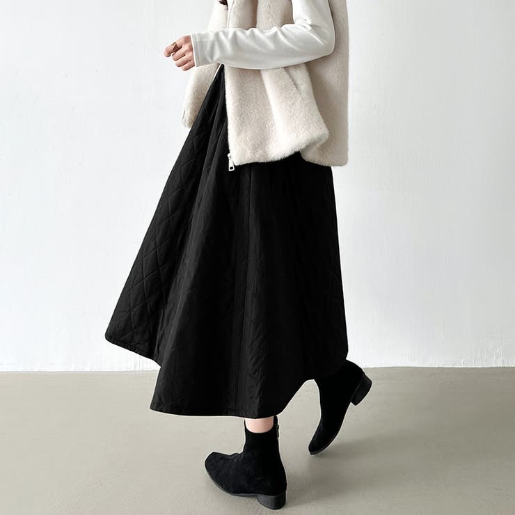 キルティング スカート フレア | COCOMOMO | 詳細画像17 