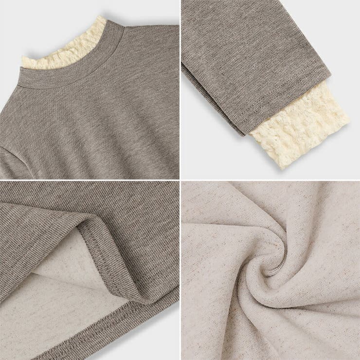 裏起毛 ニット トップス | COCOMOMO | 詳細画像11 