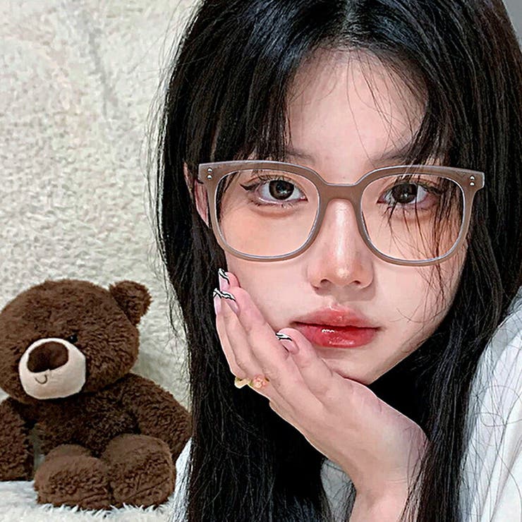 レディース 伊達メガネ おしゃれ メガネ 眼鏡 ファッション