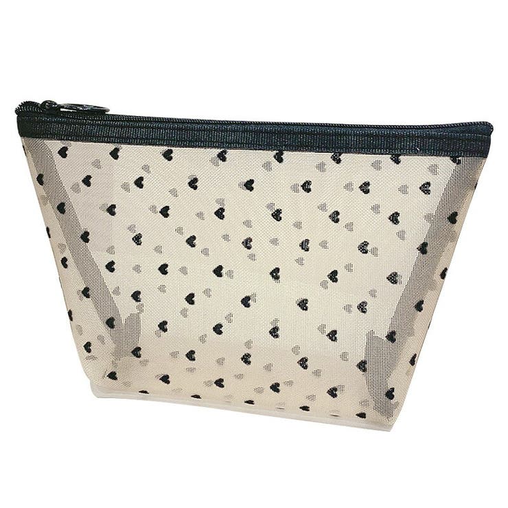 メッシュポーチ ハート柄 プリントポーチ 日用雑貨 バッグ | COCOMOMO | 詳細画像21 