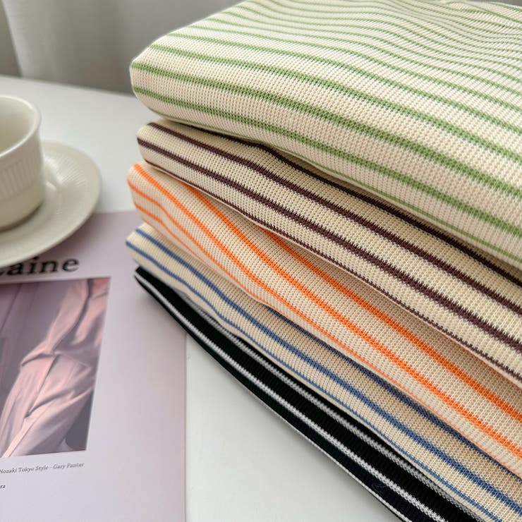 ボーダーロングTシャツ 春 ボーダー | COCOMOMO | 詳細画像22 