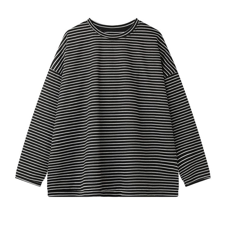 ボーダーロングTシャツ 春 ボーダー | COCOMOMO | 詳細画像31 