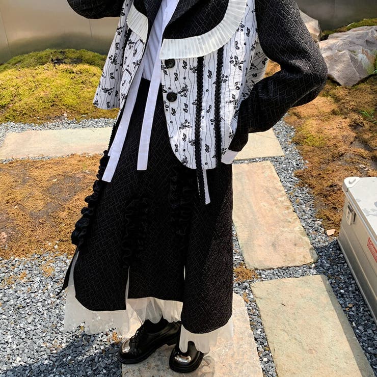 黒 フリル付きスカート 100cm 02998309800-p.jpg?ts=