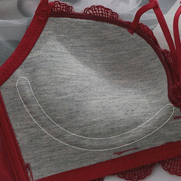 田向星華さん着用 ブラショーツセット レース | COCOMOMO | 詳細画像6 