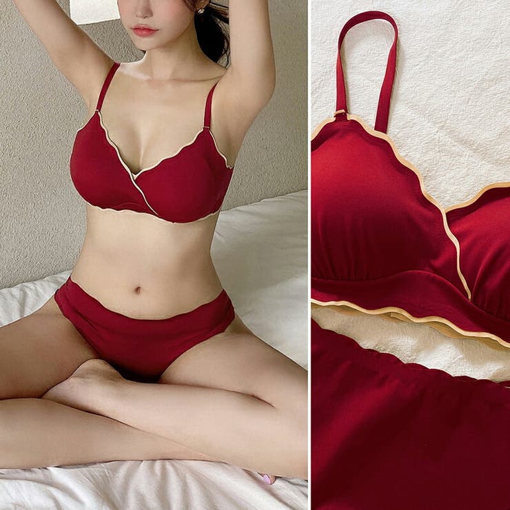 ブラ&ショーツセット ストレスフリー ナイロン素材 | COCOMOMO | 詳細画像7