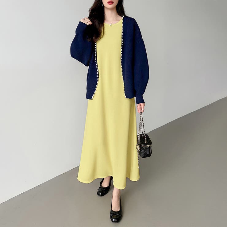 ロングワンピース フレンチリーブ 夏ワンピース | COCOMOMO | 詳細画像30 