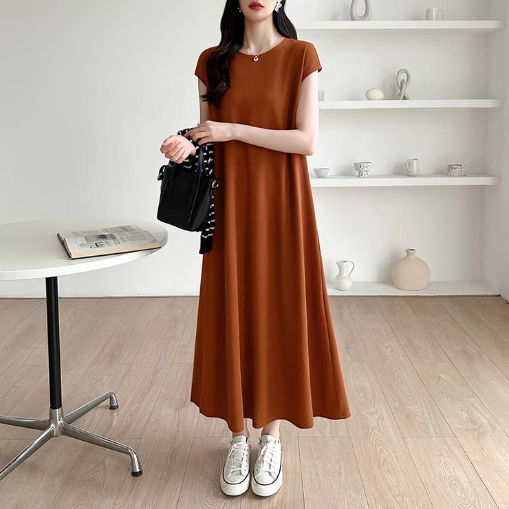 ロングワンピース フレンチリーブ 夏ワンピース | COCOMOMO | 詳細画像33 