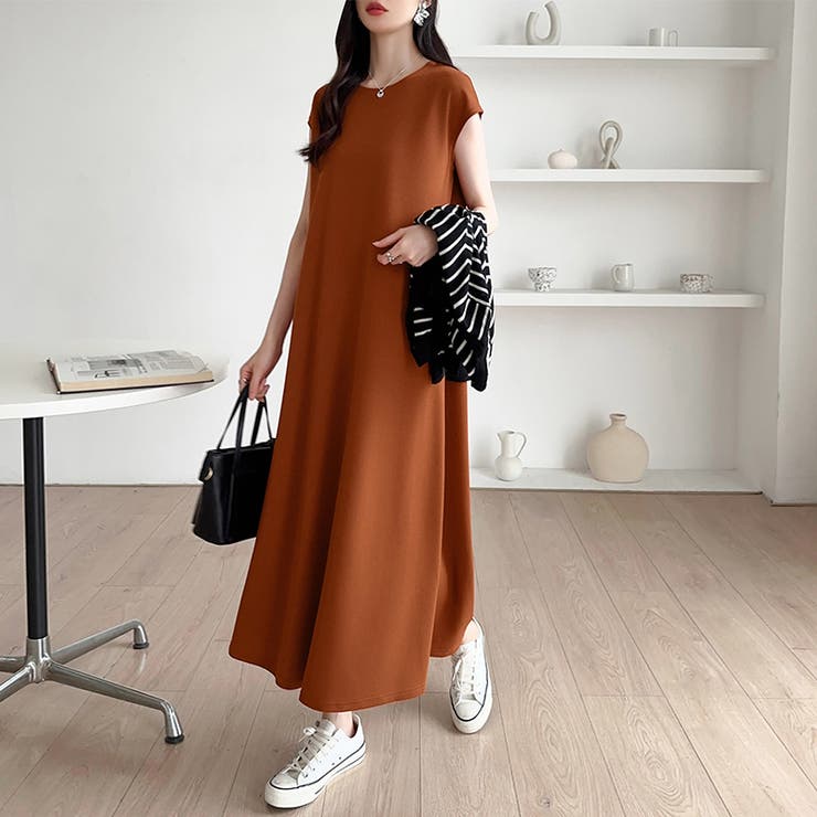 ロングワンピース フレンチリーブ 夏ワンピース | COCOMOMO | 詳細画像35 