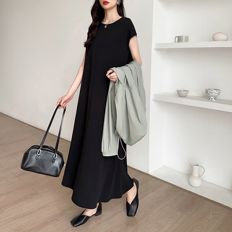 ロングワンピース フレンチリーブ 夏ワンピース | COCOMOMO | 詳細画像41 