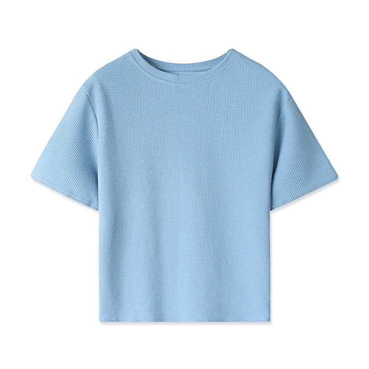 ワッフルtシャツ カットソー 半袖Tシャツ | COCOMOMO | 詳細画像46 