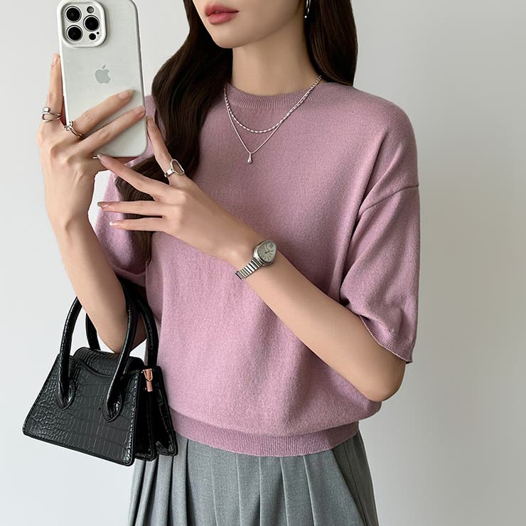 【2026新色登場】 サマーニット オフィスカジュアル | COCOMOMO | 詳細画像73 