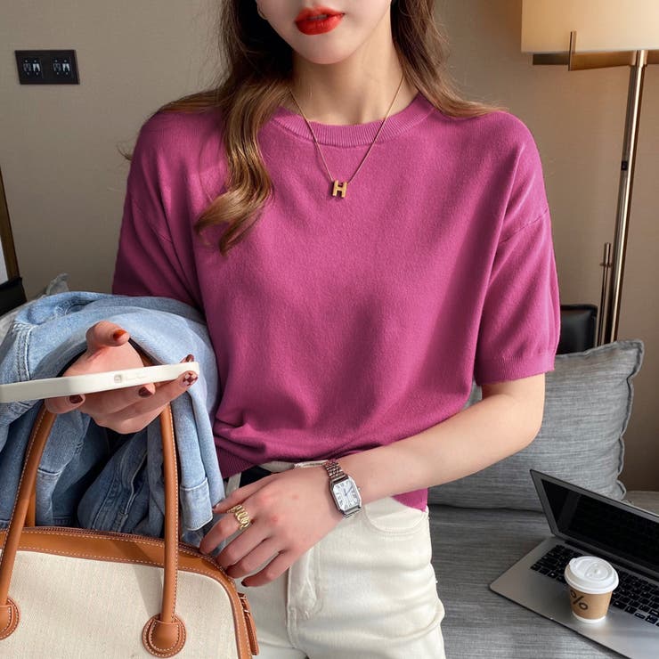 【2026新色登場】 サマーニット オフィスカジュアル | COCOMOMO | 詳細画像24 