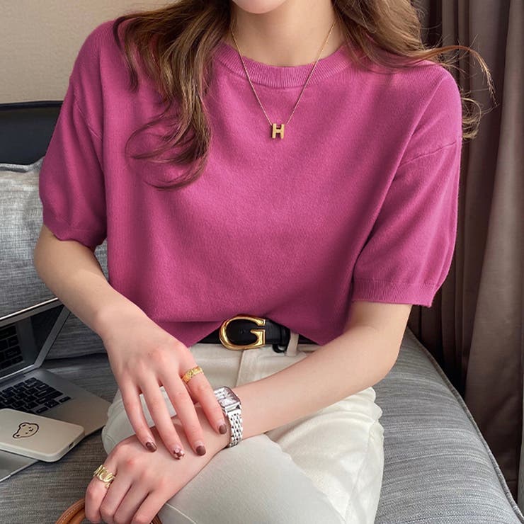 【2026新色登場】 サマーニット オフィスカジュアル | COCOMOMO | 詳細画像26 