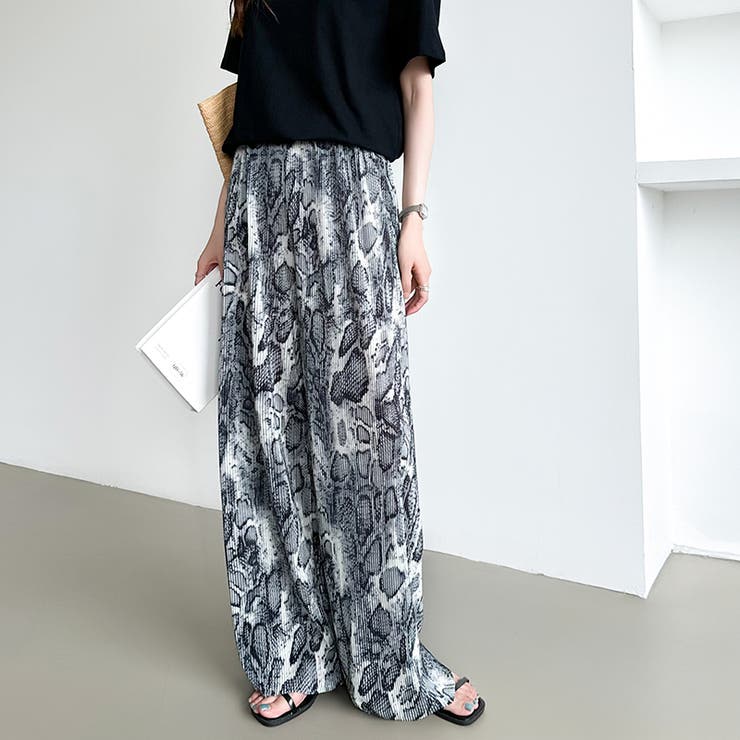 ワイドパンツ イージーパンツ プリーツワイドパンツ | COCOMOMO | 詳細画像39 