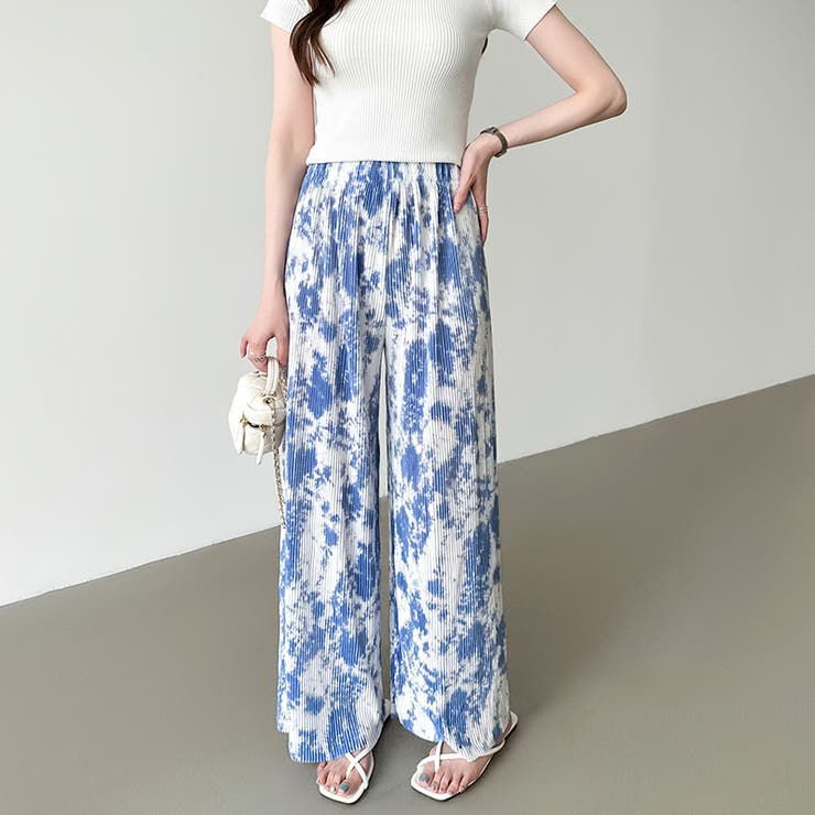 ワイドパンツ イージーパンツ プリーツワイドパンツ | COCOMOMO | 詳細画像41 