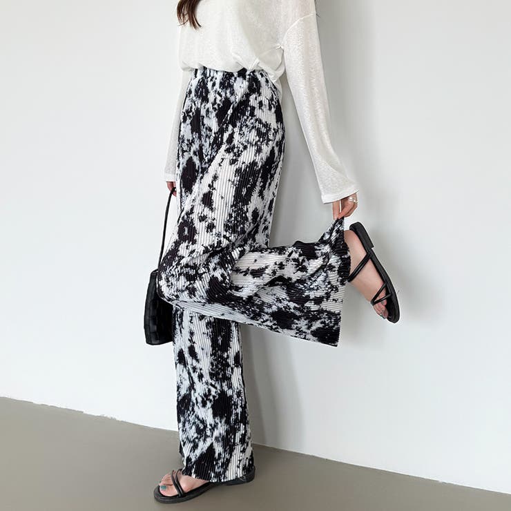 ワイドパンツ イージーパンツ プリーツワイドパンツ | COCOMOMO | 詳細画像61 