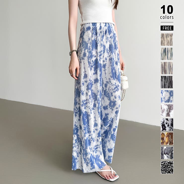 I | ワイドパンツ イージーパンツ プリーツワイドパンツ | COCOMOMO