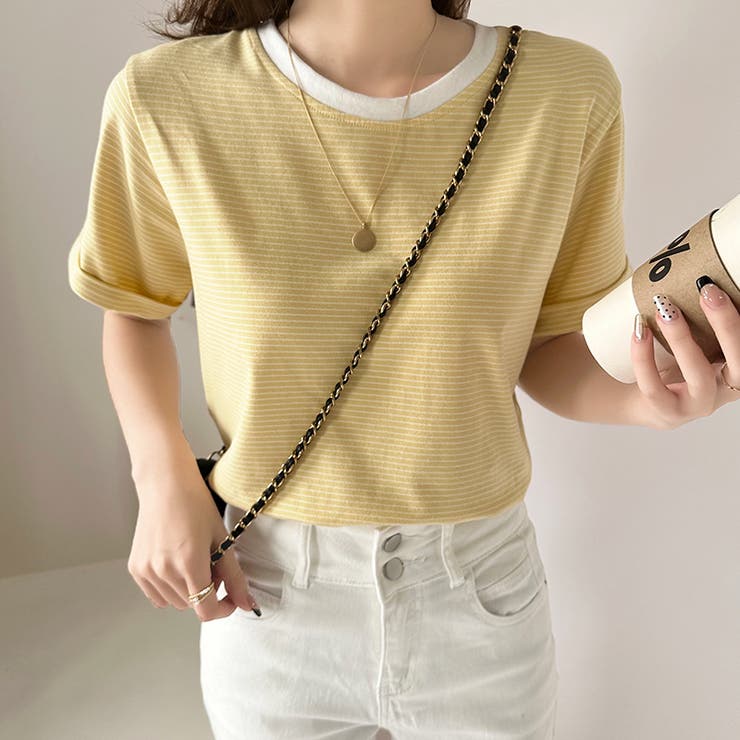 Tシャツ ボーダートップス カットソーレディース | COCOMOMO | 詳細画像20 