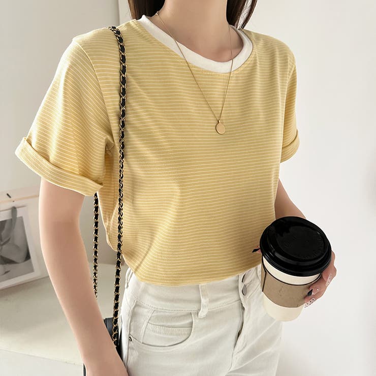Tシャツ ボーダートップス カットソーレディース | COCOMOMO | 詳細画像21 