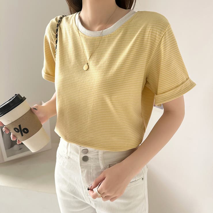 Tシャツ ボーダートップス カットソーレディース | COCOMOMO | 詳細画像22 
