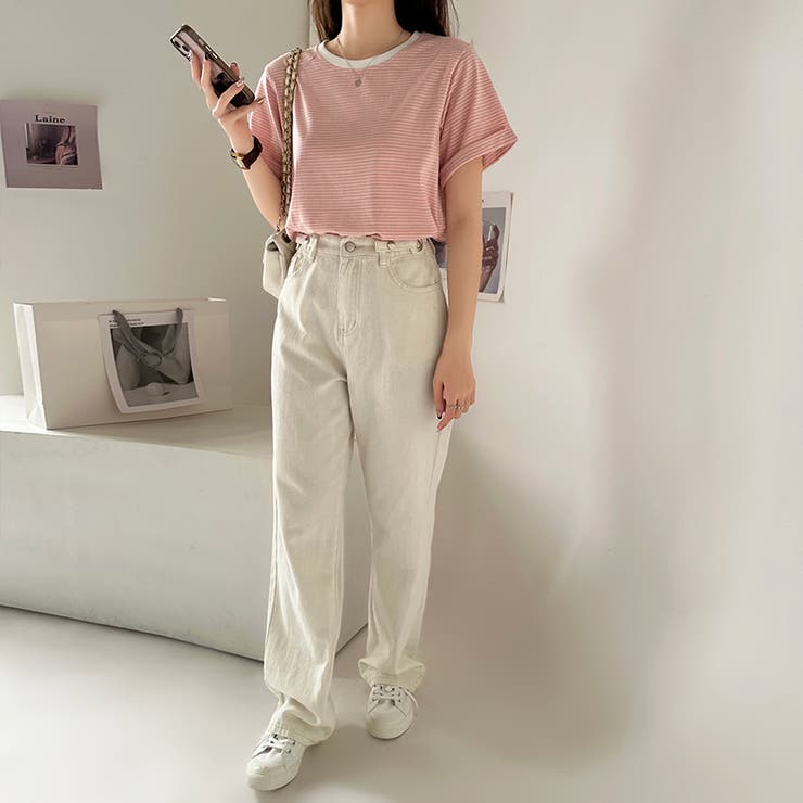 Tシャツ ボーダートップス カットソーレディース | COCOMOMO | 詳細画像23 