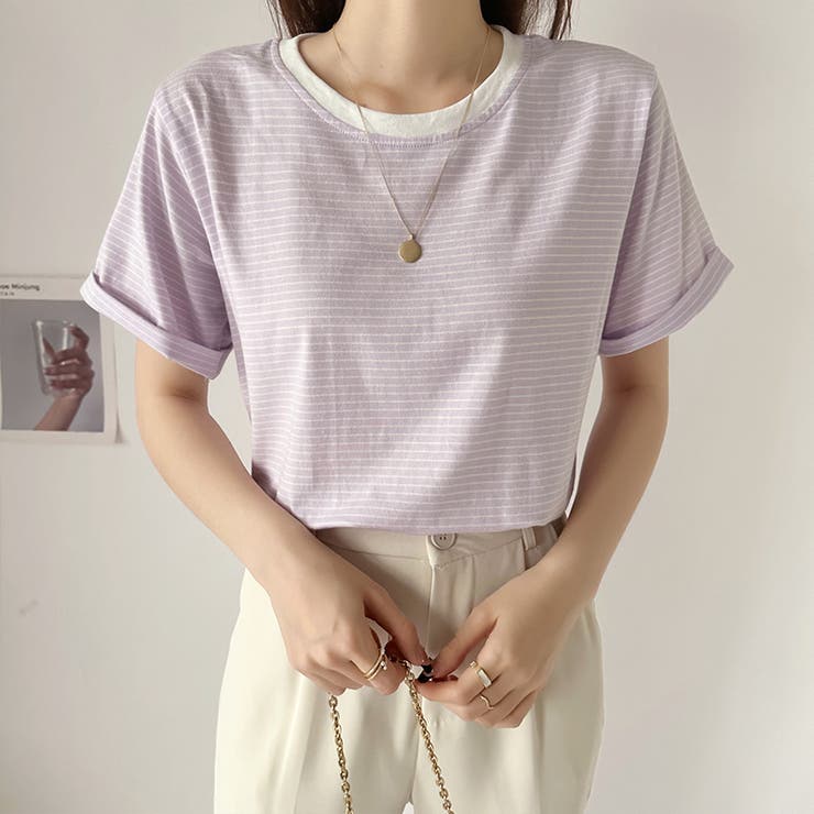 Tシャツ ボーダートップス カットソーレディース | COCOMOMO | 詳細画像27 