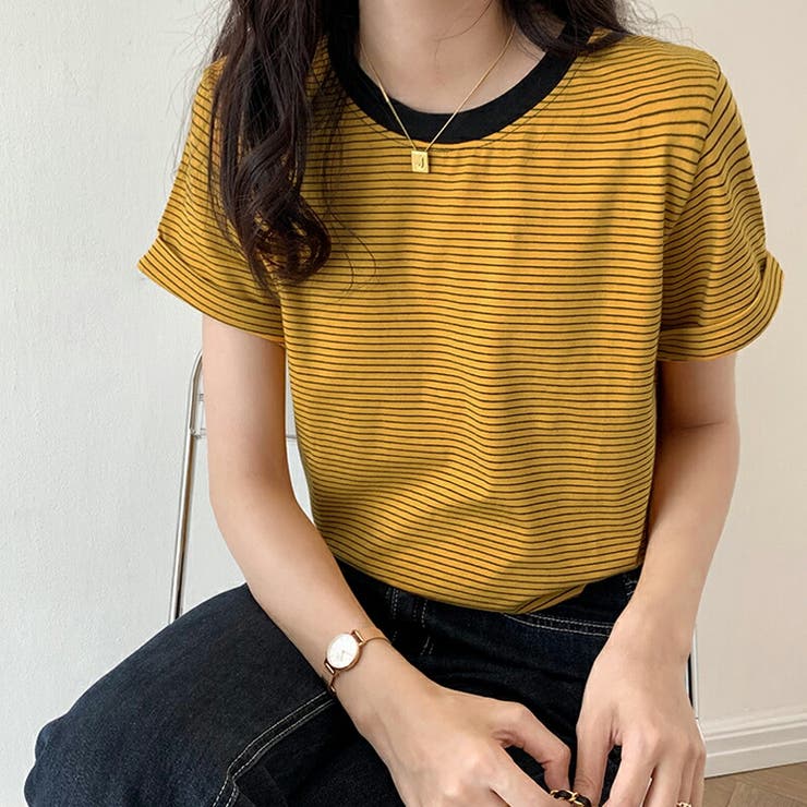 Tシャツ ボーダートップス カットソーレディース | COCOMOMO | 詳細画像9 