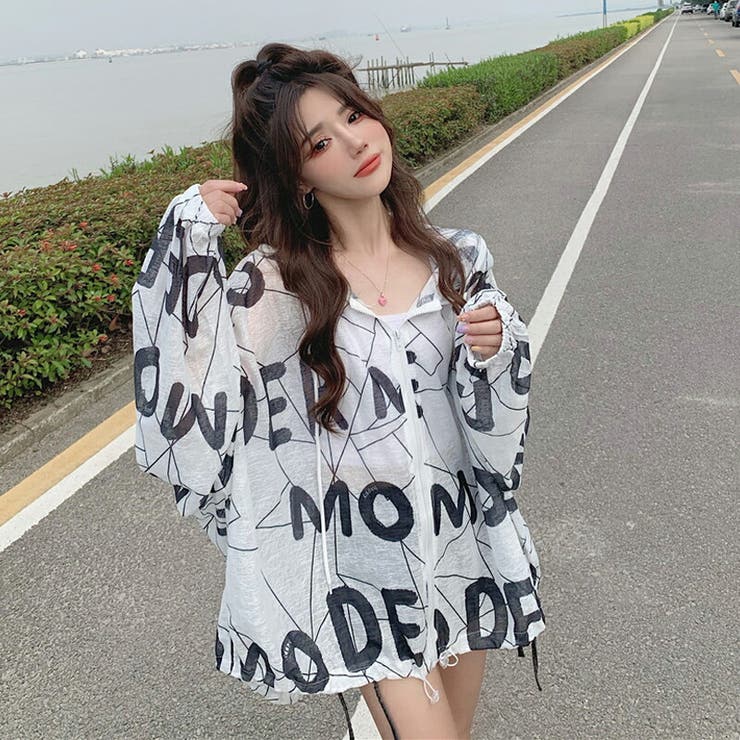 パーカー シアーパーカー 薄手夏パーカー[品番：COCW0004552