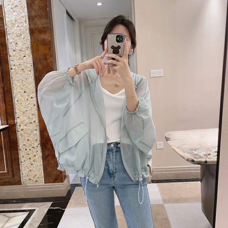 cccmalie シーマリー　ベロアブルゾン　パーカー　カーディガン cccmalie シーマリー ベロアブルゾン パーカー カーディガン