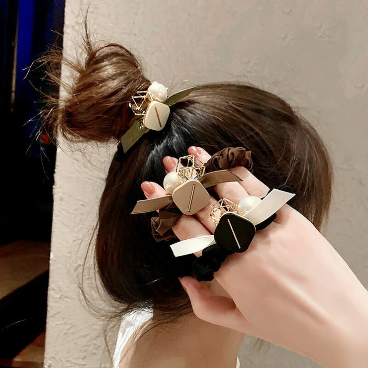 ヘアゴム ヘアアクセ 韓国 かわいい 上品 髪飾り レディース