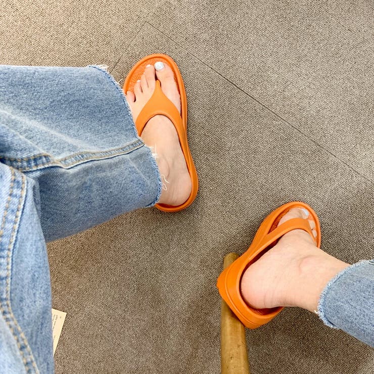 サンダル 厚底サンダル トングサンダル[品番：COCW0004716]｜COCOMOMO