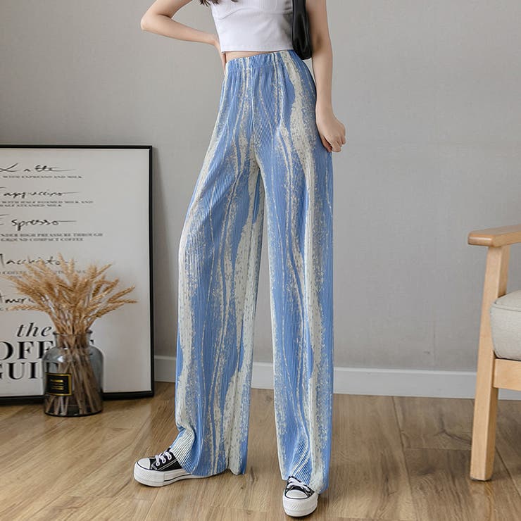 ボトムス ワイドパンツ グラデーションパンツ | COCOMOMO | 詳細画像20 