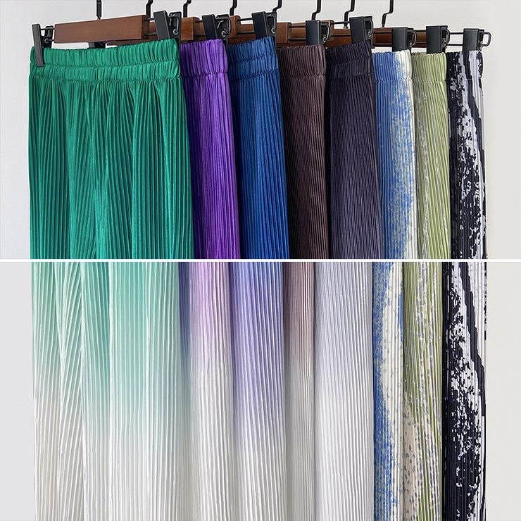 ボトムス ワイドパンツ グラデーションパンツ | COCOMOMO | 詳細画像21 