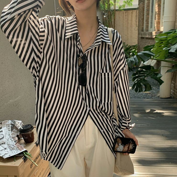 ⭐︎cocoさま専用⭐︎ストライプオーバーサイズシャツ ⭐︎cocoさま専用⭐︎ストライプオーバーサイズシャツ coca