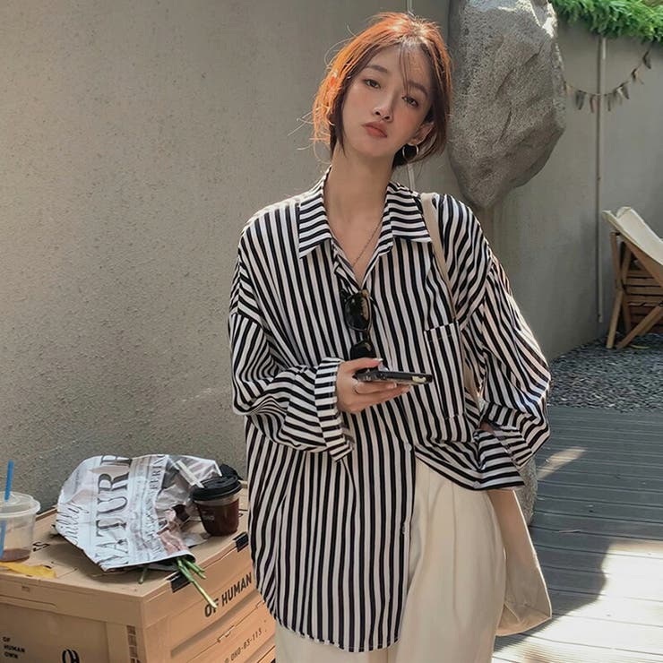 ⭐︎cocoさま専用⭐︎ストライプオーバーサイズシャツ ⭐︎cocoさま専用⭐︎ストライプオーバーサイズシャツ ストライプ