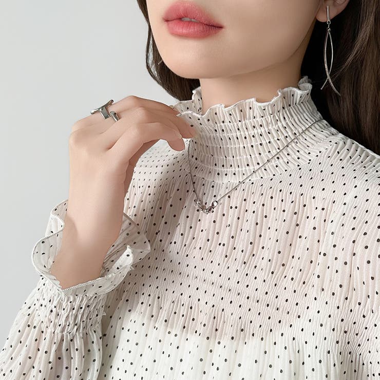 【2026新色登場】 シアーブラウス シャーリングブラウス | COCOMOMO | 詳細画像57 